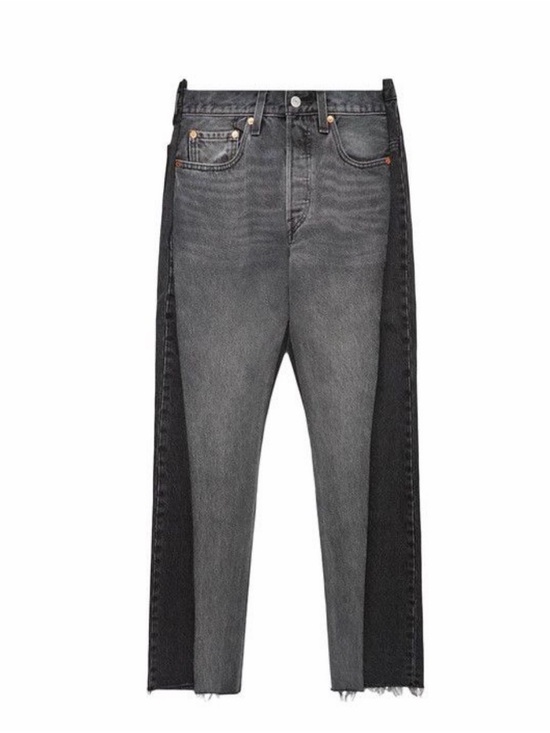 Levi's Denim - Levi’s Premium 501 Spliced Jeans Parallel Universe Black